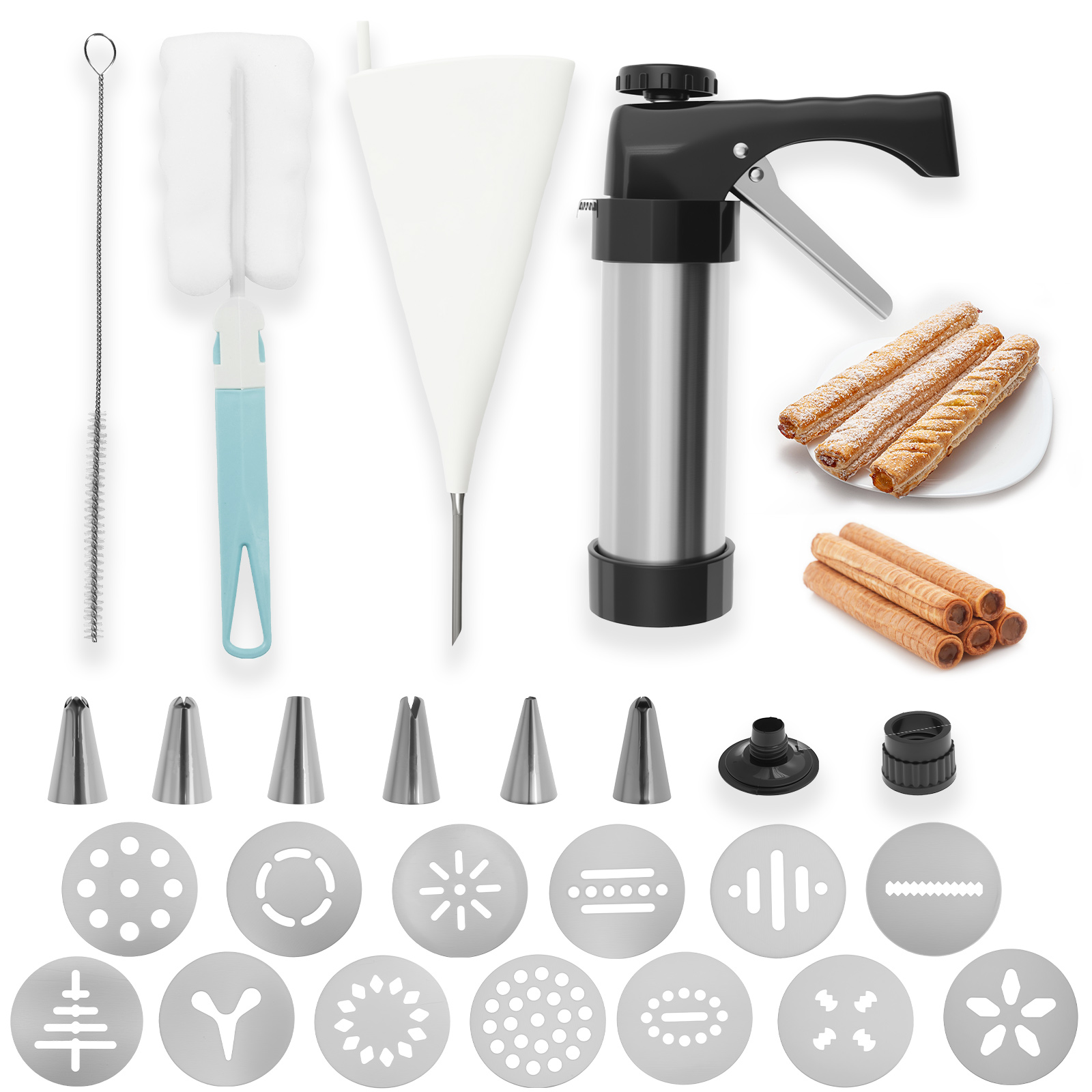 Churros Maker Gun - Máquina de fazer churros, pistola de
