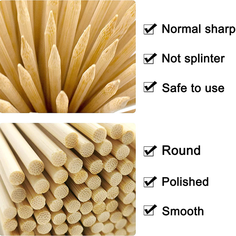 100Pcs 12-Polegada Espetos De  - Corn Dog Stick avaliação e preço