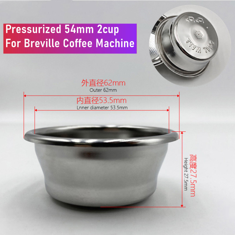 Cesta de filtro pressurizada d - Breville Espresso Bes870 avaliação e preço
